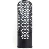 حامل مناديل تواليت كروم - أسود غير لامع التخزين: ما يصل إلى 4 لفات جامبو من ورق التواليت.